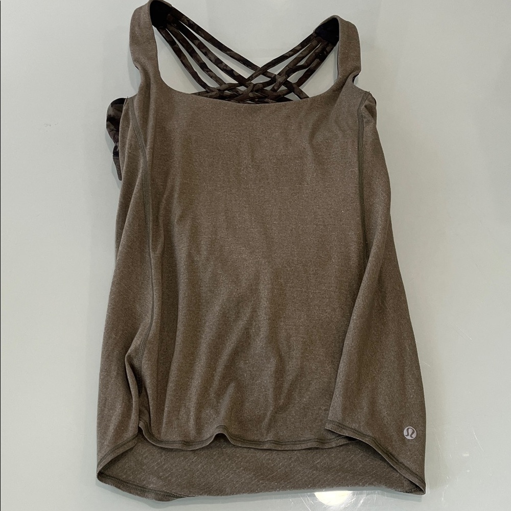 Lululemon Women's Camo Tank Top Size 2